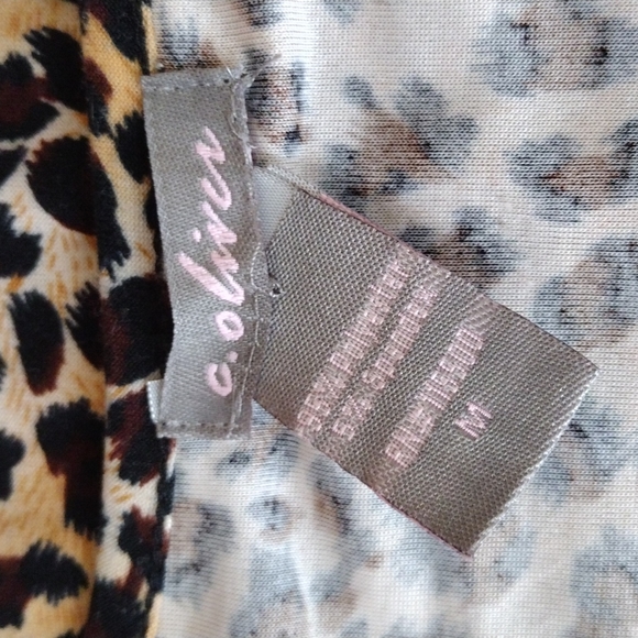 C. OLIVER SILVER BEADED EMBELLISHED COLD SHOULDER CUT OUT TOP. - Picture 7 of 7